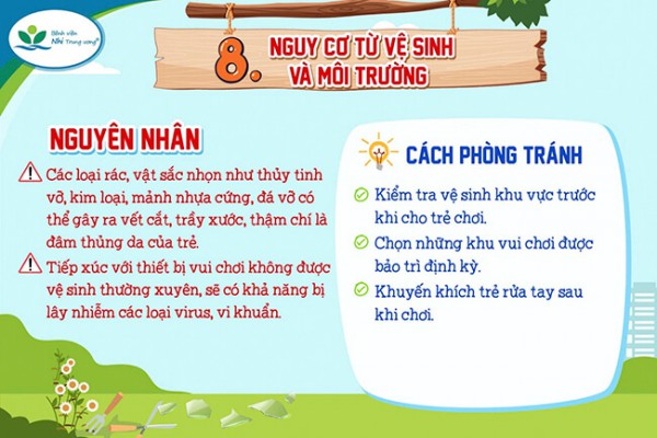 8 loại tại nạn thường gặp ở trẻ