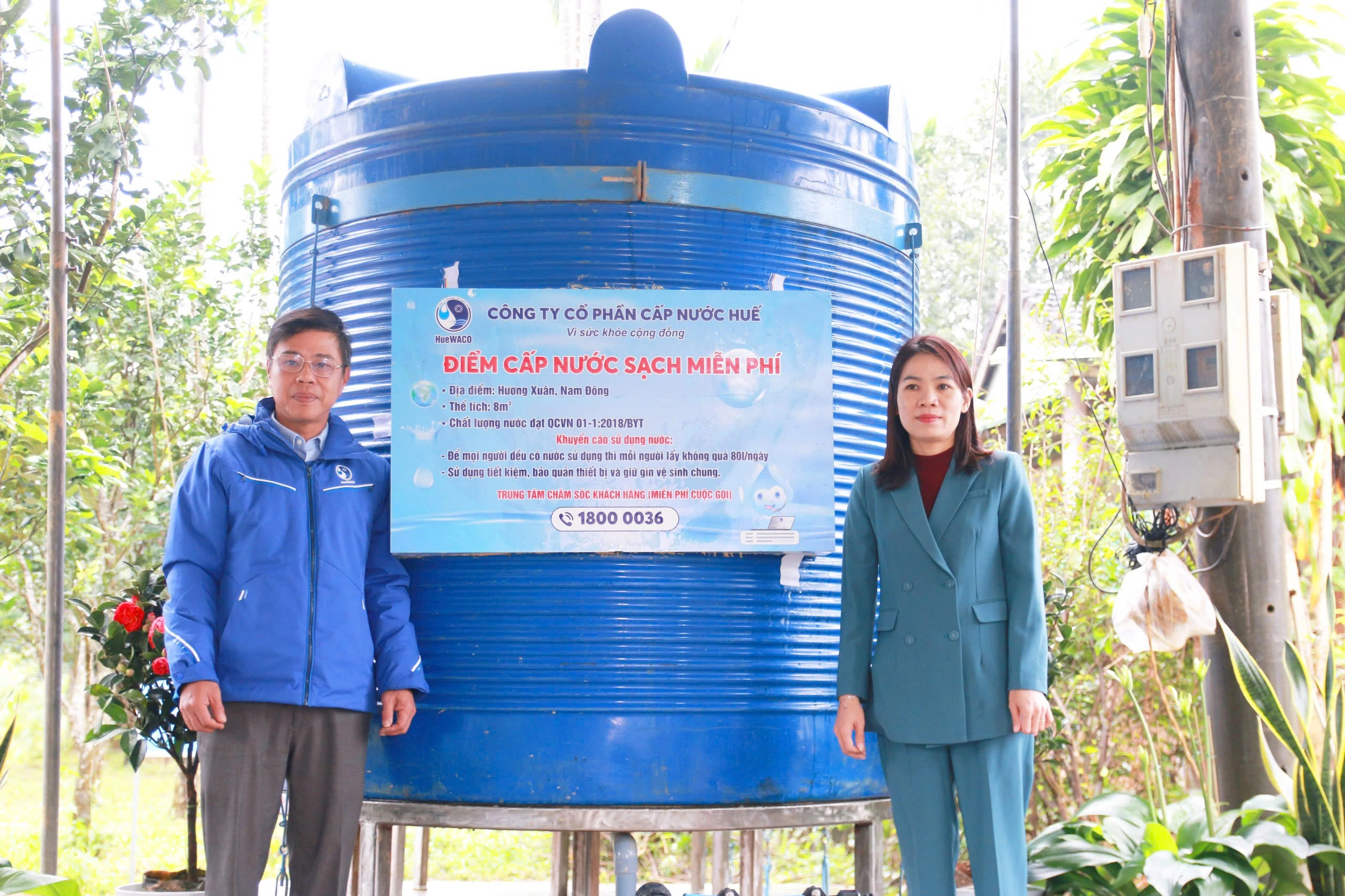 Khánh thành hệ thống cấp nước sạch phân tán cho vùng núi Huế Khánh thành hệ thống cấp nước sạch phân tán cho vùng núi Huế
