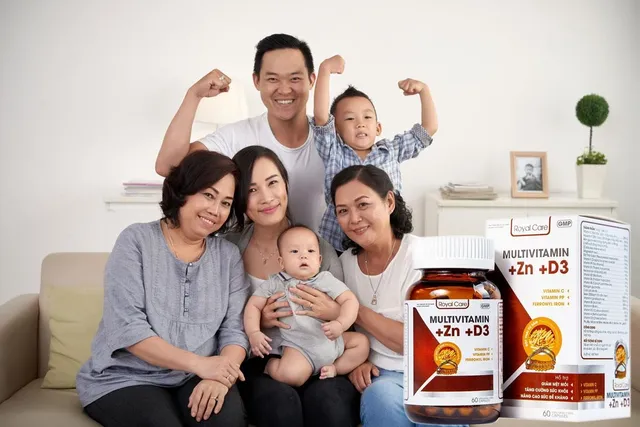 Sức khỏe toàn diện - Năng lượng tràn đầy với TPBVSK Royal Care Multivitamin + Zn + D3 - Ảnh 2. Sức khỏe toàn diện - Năng lượng tràn đầy với TPBVSK Royal Care Multivitamin + Zn + D3 - Ảnh 2.