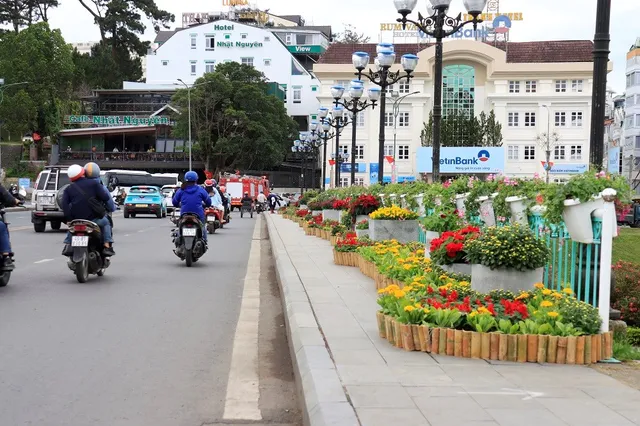 Hoa Đà Lạt hối hả “xuống phố” trước thềm khai mạc - Ảnh 2.