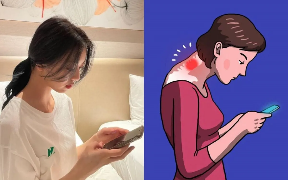 Cổ rùa, lưng gù vì smartphone – Căn bệnh “âm thầm” của thời đại số - Ảnh 1. Cổ rùa, lưng gù vì smartphone – Căn bệnh “âm thầm” của thời đại số - Ảnh 1.