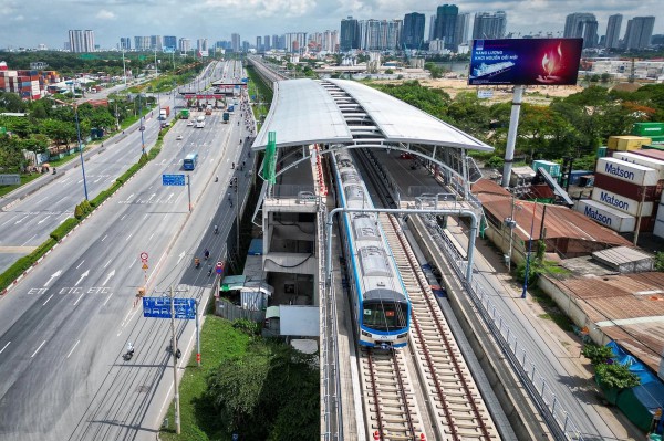 Metro số 1 vận hành giúp căn hộ tăng giá Metro số 1 vận hành giúp căn hộ tăng giá