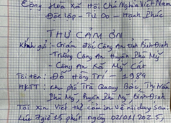 Công an xã giúp người dân nhận lại 100 triệu đồng chuyển khoản nhầm Công an xã giúp người dân nhận lại 100 triệu đồng chuyển khoản nhầm