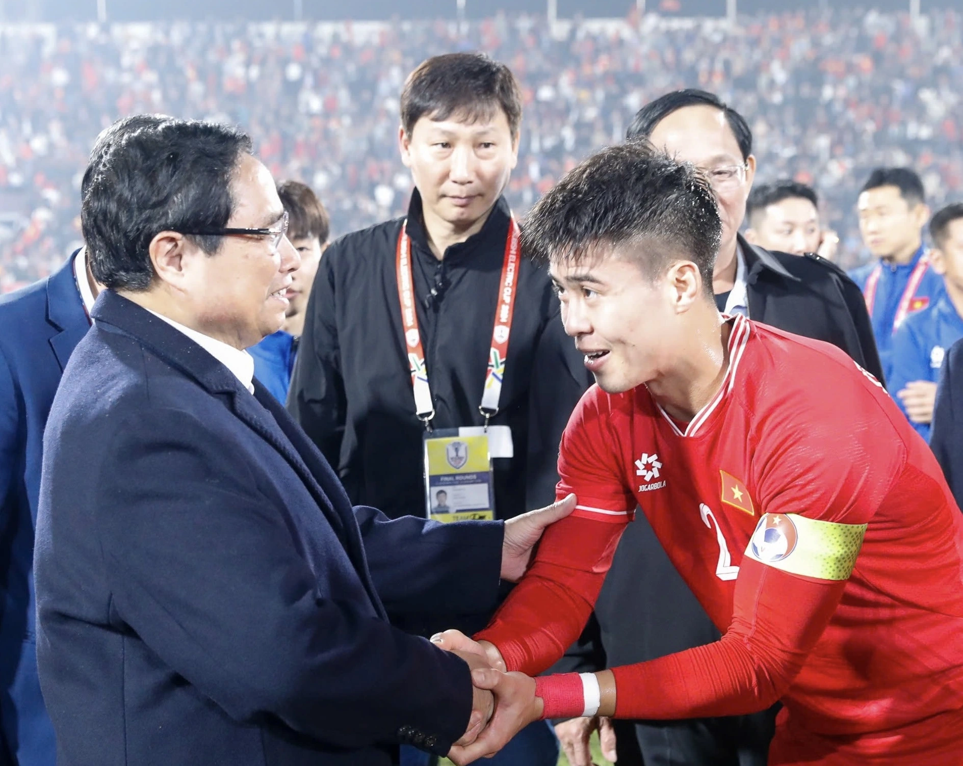 Thủ tướng gửi thư chúc mừng đội tuyển Việt Nam vô địch AFF Cup 2024, hỏi thăm Xuân Son