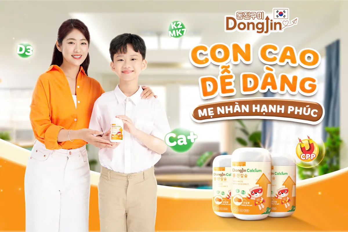 Kẹo dẻo Dongjin Calcium: Công thức chuẩn Hàn Quốc, bí quyết chiều cao lý tưởng cho trẻ em Châu Á - Ảnh 3.