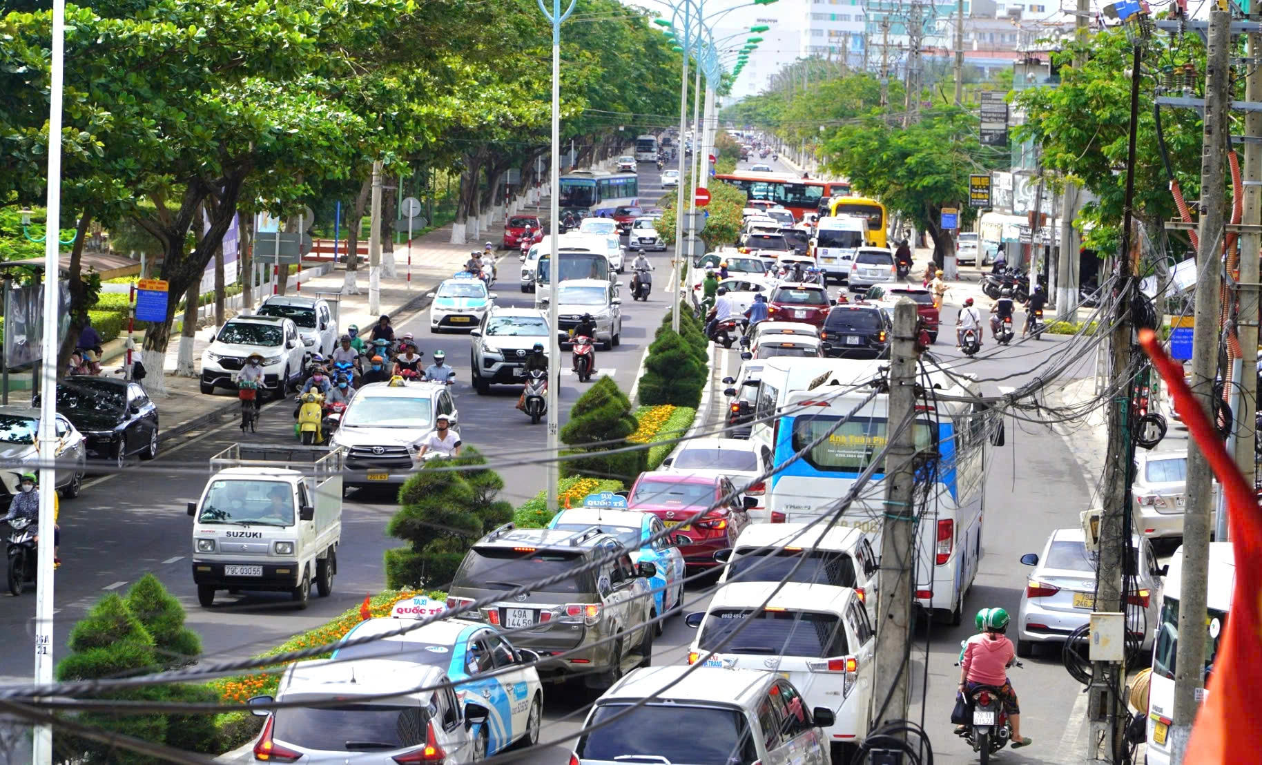 Ùn tắc giao thông tại Nha Trang 'gây khó' cho du lịch