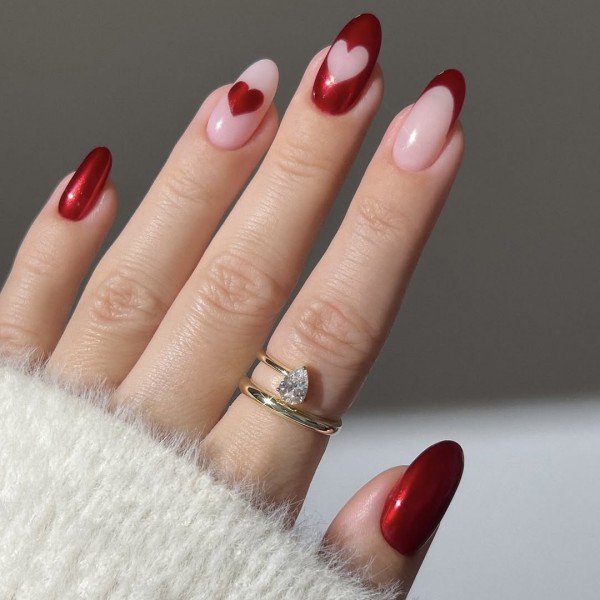 Những mẫu nail ngọt ngào cho mùa Valentine