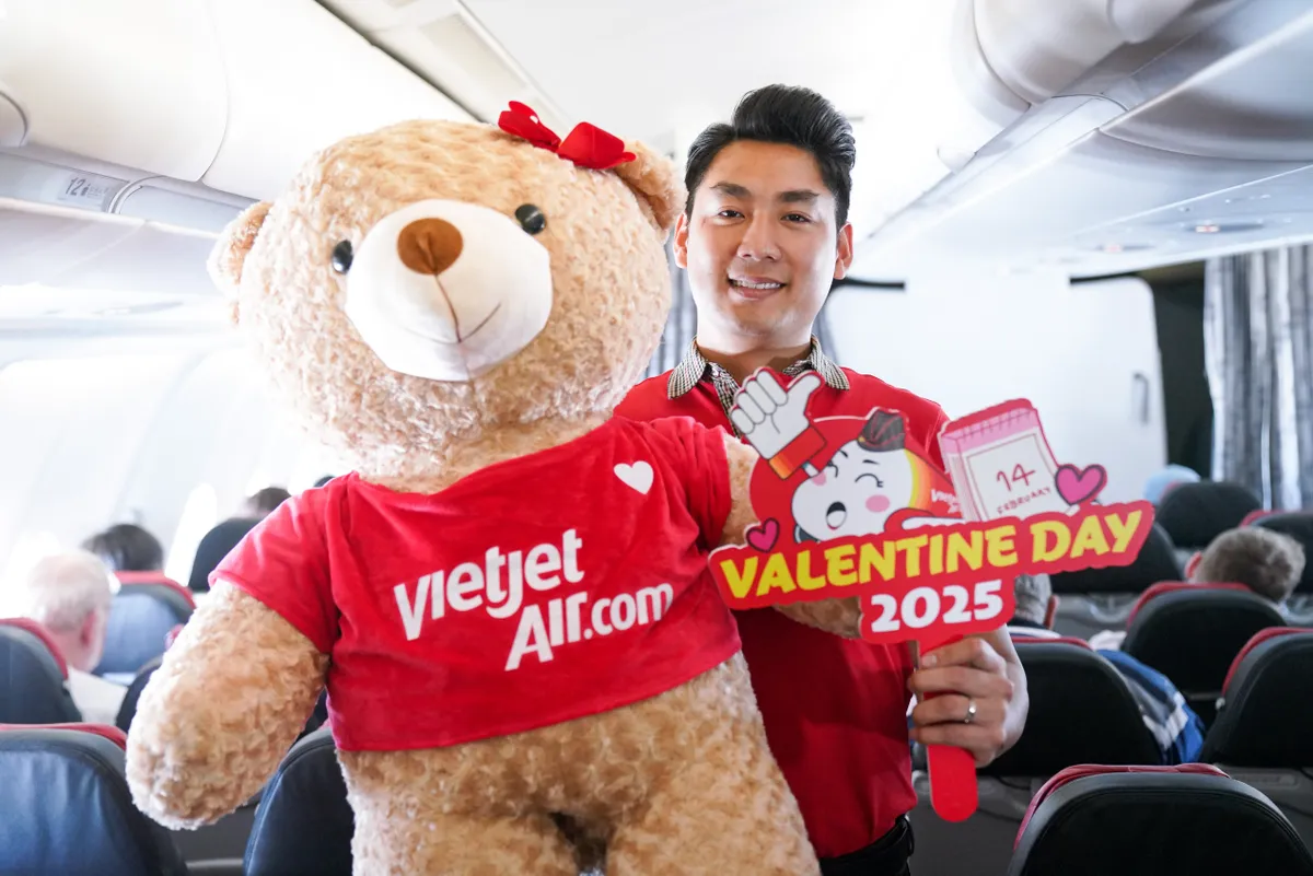 Bay Vietjet là có gấu trong mùa lễ Valentine này - Ảnh 7.