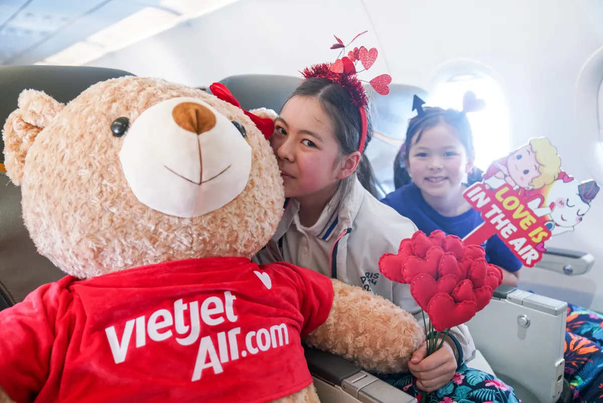 Bay Vietjet là có gấu trong mùa lễ Valentine này - Ảnh 16.