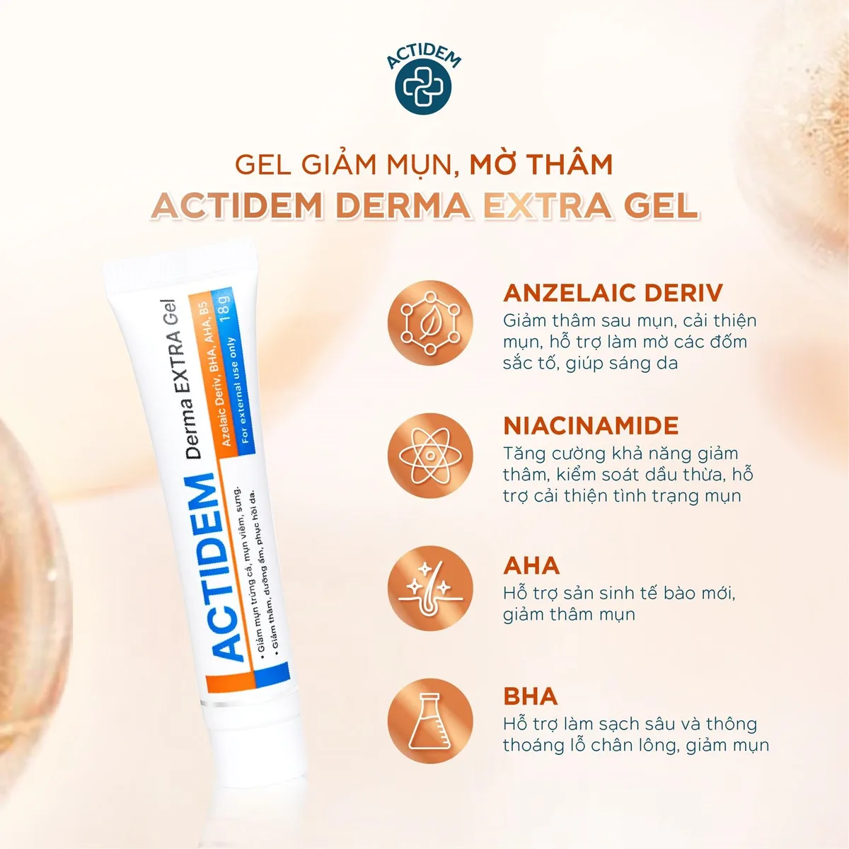 Sử dụng Actidem Derma Gel/Extra Gel đúng cách để đánh bay mụn nhanh chóng - Ảnh 3.