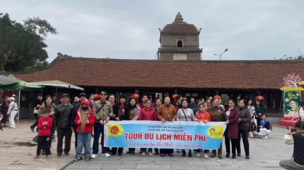 Bắc Ninh tăng xe, tăng chuyến cho các tour du lịch miễn phí cuối tuần