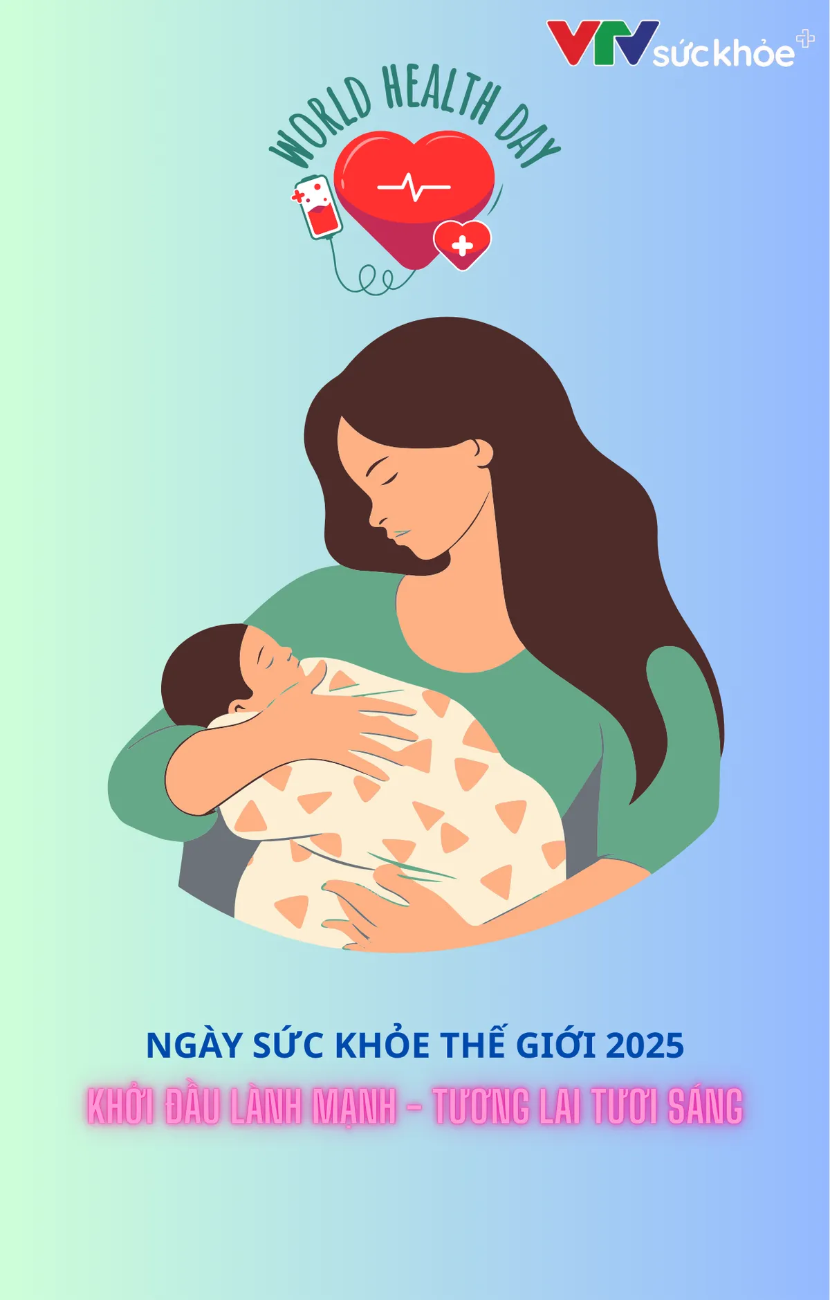 Ngày Sức khỏe Thế giới 2025: Khởi đầu lành mạnh - Tương lai tươi sáng - Ảnh 1. Ngày Sức khỏe Thế giới 2025: Khởi đầu lành mạnh - Tương lai tươi sáng - Ảnh 1.