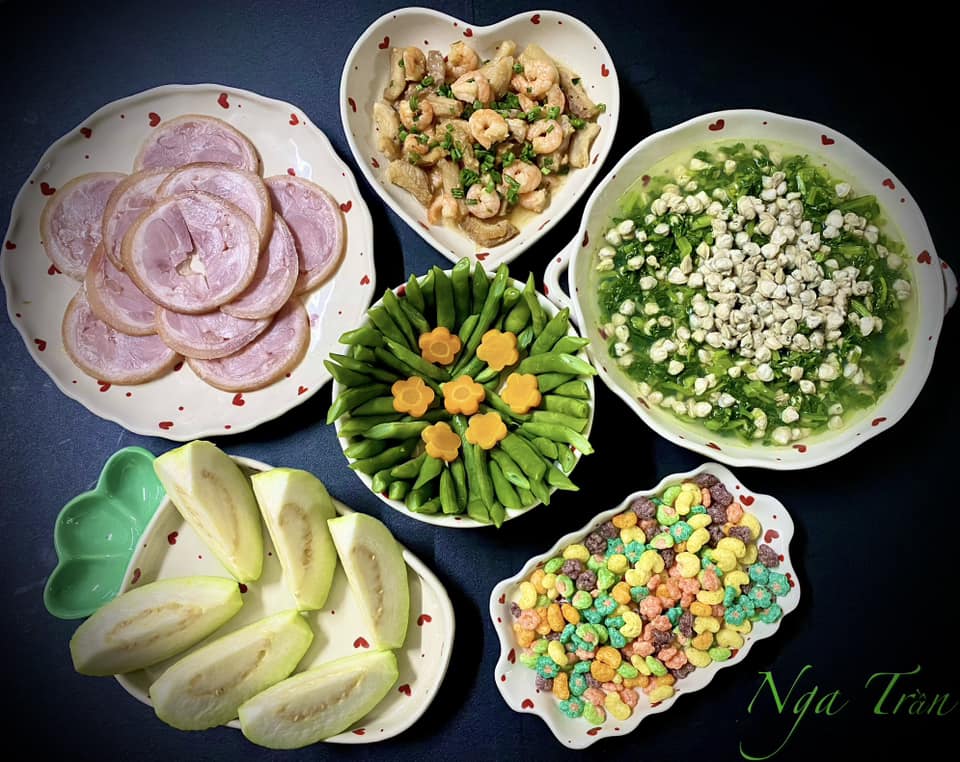 Thực đơn cơm tối cho nhà 4 người cực ngon, cả tháng không trùng món