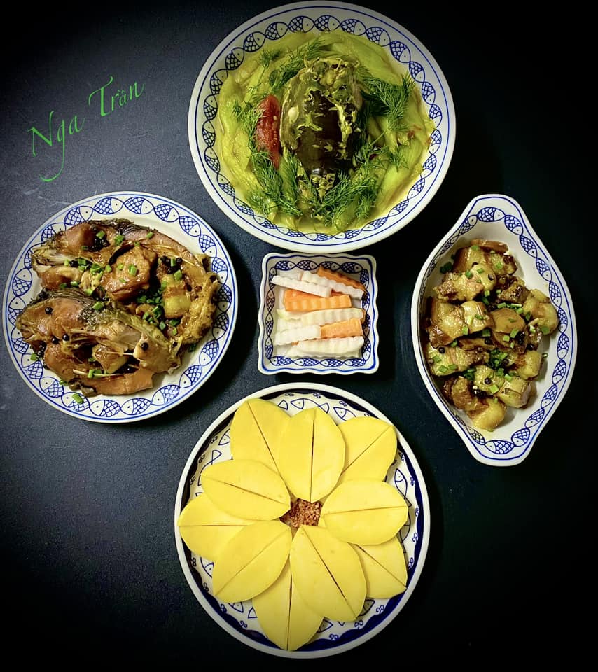 Thực đơn cơm tối cho nhà 4 người cực ngon, cả tháng không trùng món