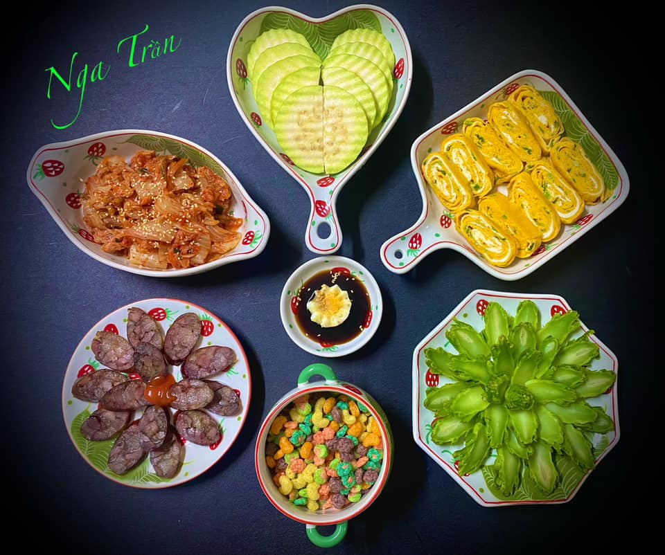 Thực đơn cơm tối cho nhà 4 người cực ngon, cả tháng không trùng món