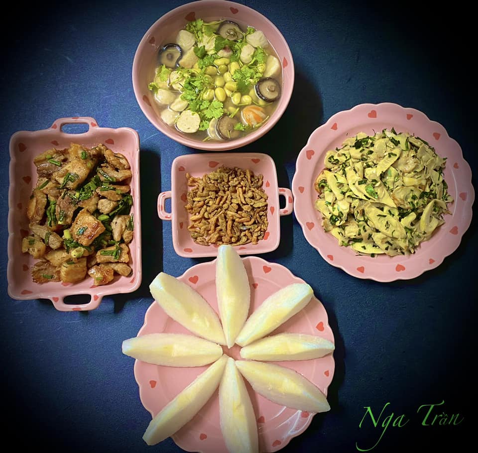 Thực đơn cơm tối cho nhà 4 người cực ngon, cả tháng không trùng món