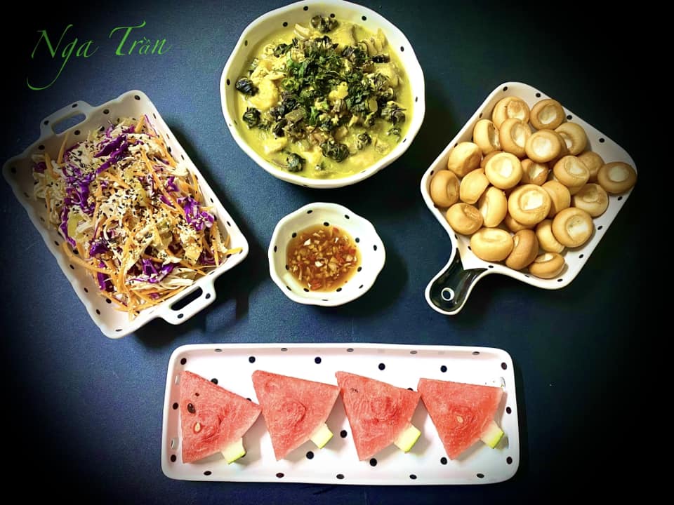 Thực đơn cơm tối cho nhà 4 người cực ngon, cả tháng không trùng món