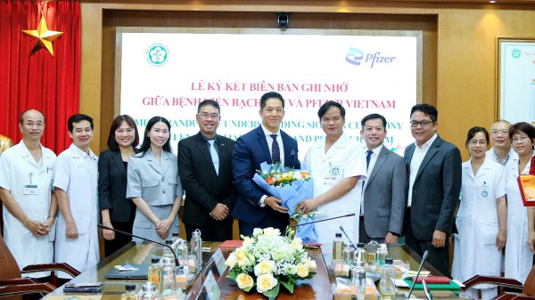 Pfizer Việt Nam và Bệnh viện Bạch Mai ký ghi nhớ hợp tác chăm sóc sức khỏe Pfizer Việt Nam và Bệnh viện Bạch Mai ký ghi nhớ hợp tác chăm sóc sức khỏe
