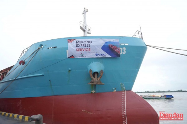 VIMC Lines “bắt tay” DP World ra mắt tuyến vận tải xanh Mekong Express