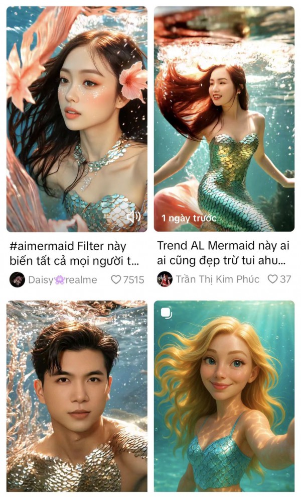 Cẩn thận khi 'đu trend' hóa thân thành nàng tiên cá Cẩn thận khi 'đu trend' hóa thân thành nàng tiên cá