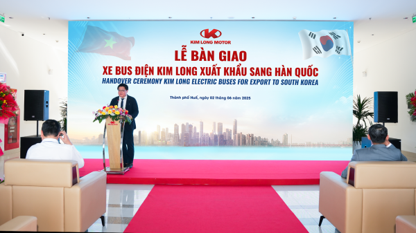 Doanh nghiệp sản xuất ô tô của Việt Nam xuất khẩu xe bus điện sang Hàn Quốc