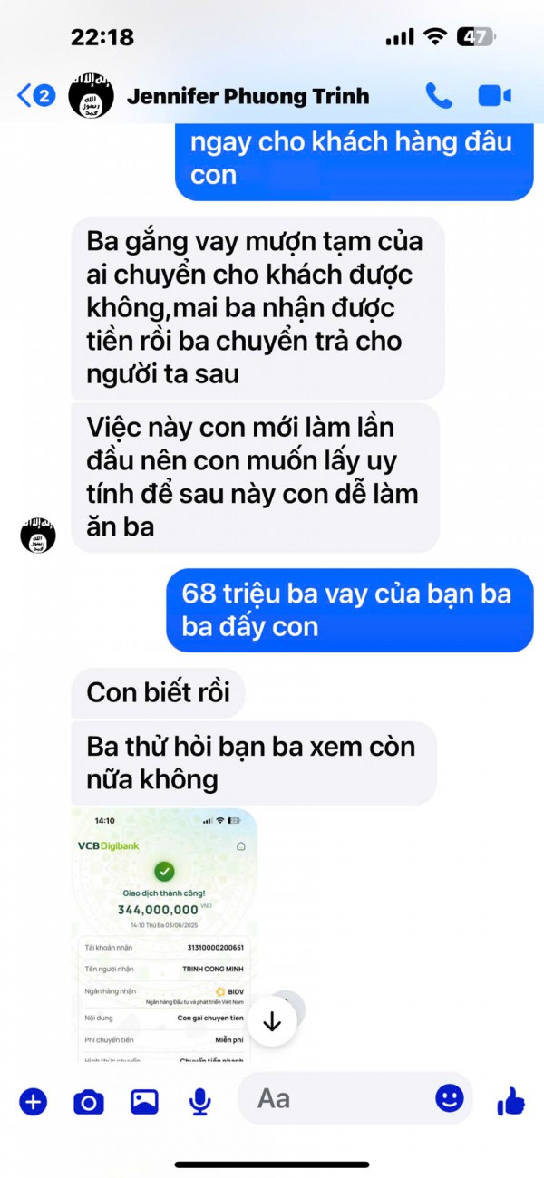 Một luật sư bị lừa đảo qua mạng Facebook 488 triệu đồng