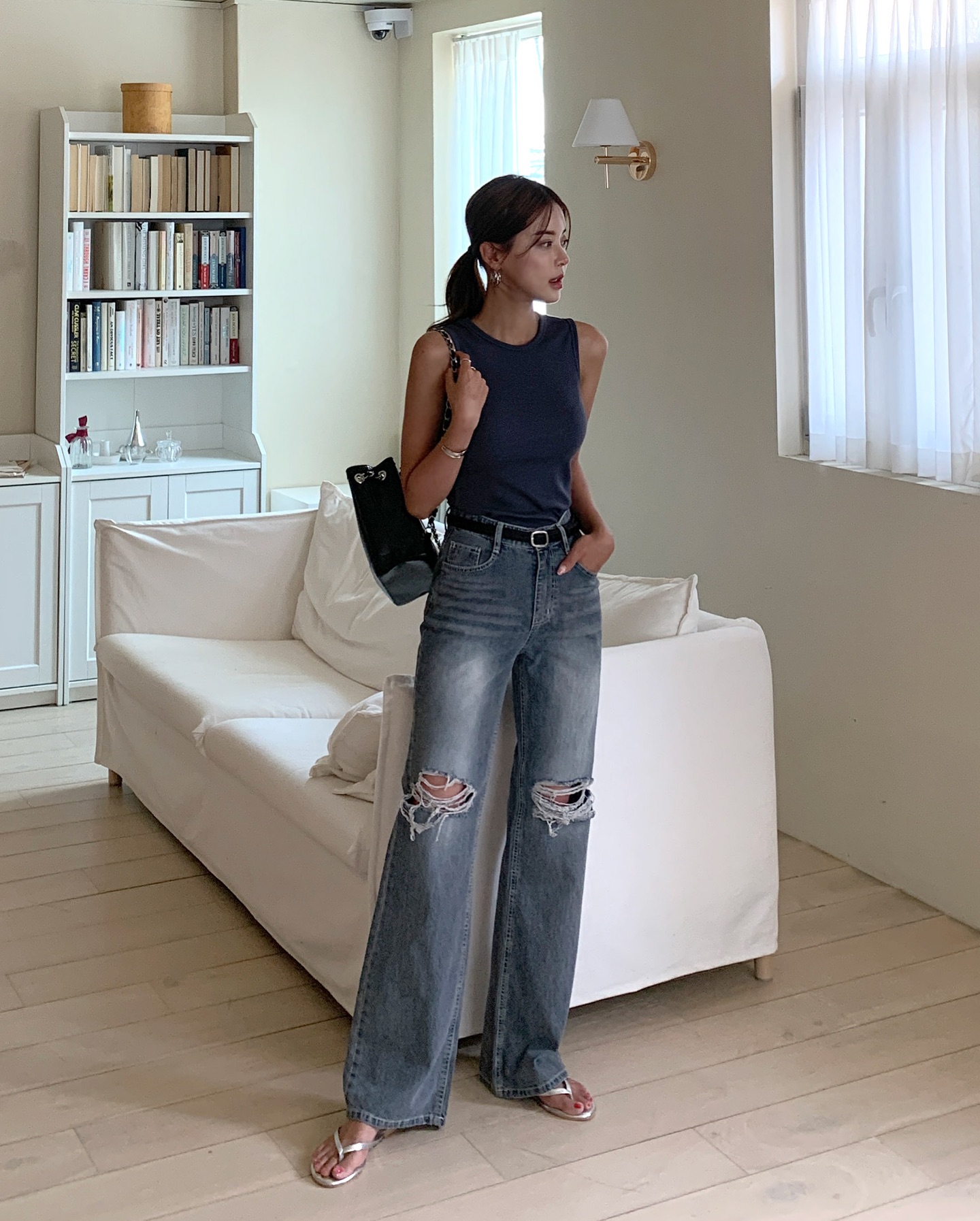 7 công thức diện trang phục denim mùa hè đẹp suốt tuần
