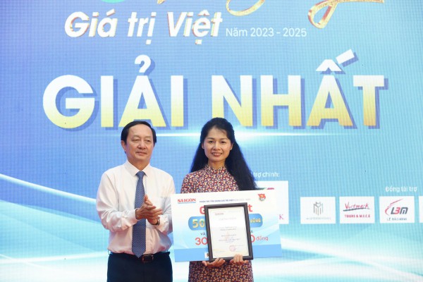 Báo Sài Gòn Giải Phóng trao giải 1 tỉ đồng cuộc thi Tỏa sáng giá trị Việt Báo Sài Gòn Giải Phóng trao giải 1 tỉ đồng cuộc thi Tỏa sáng giá trị Việt