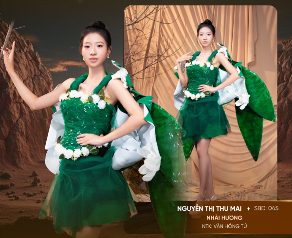 Thí sinh Hoa hậu Trái đất Việt Nam diện trang phục từ giấy báo, chai nhựa... Thí sinh Hoa hậu Trái đất Việt Nam diện trang phục từ giấy báo, chai nhựa...