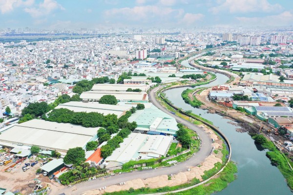 Tuyến kênh dài bậc nhất TP.HCM vốn đầu tư hơn 9.000 tỉ đồng đang thành hình Tuyến kênh dài bậc nhất TP.HCM vốn đầu tư hơn 9.000 tỉ đồng đang thành hình