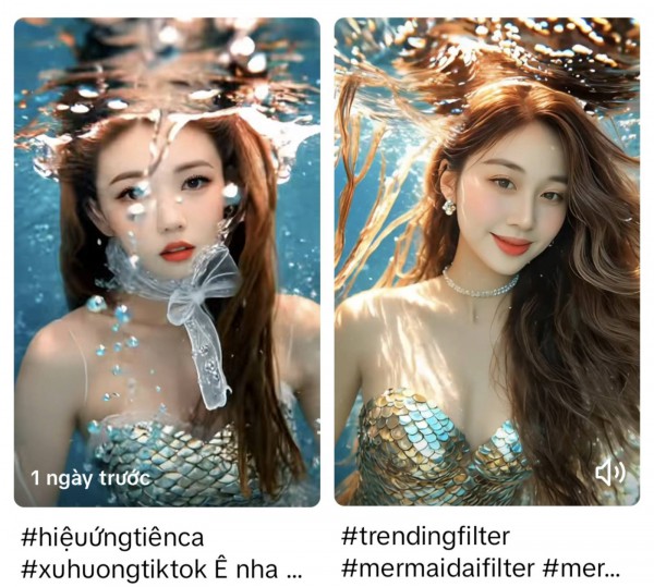 Cẩn thận khi 'đu trend' hóa thân thành nàng tiên cá Cẩn thận khi 'đu trend' hóa thân thành nàng tiên cá