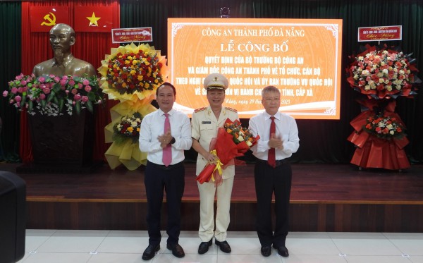 Giám đốc Công an Quảng Nam làm Giám đốc Công an TP.Đà Nẵng sau sáp nhập