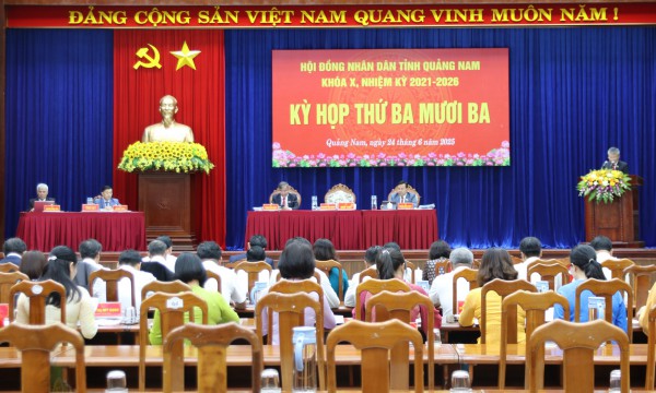 Quảng Nam họp HĐND tỉnh trước thềm sáp nhập: Xem xét thận trọng, đánh giá khách quan