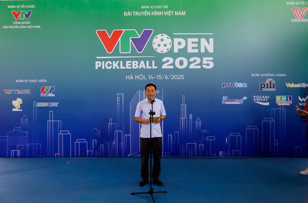 Giải VTV Pickleball Open 2025 kỷ niệm 100 năm Ngày Báo chí cách mạng Việt Nam - Ảnh 1.