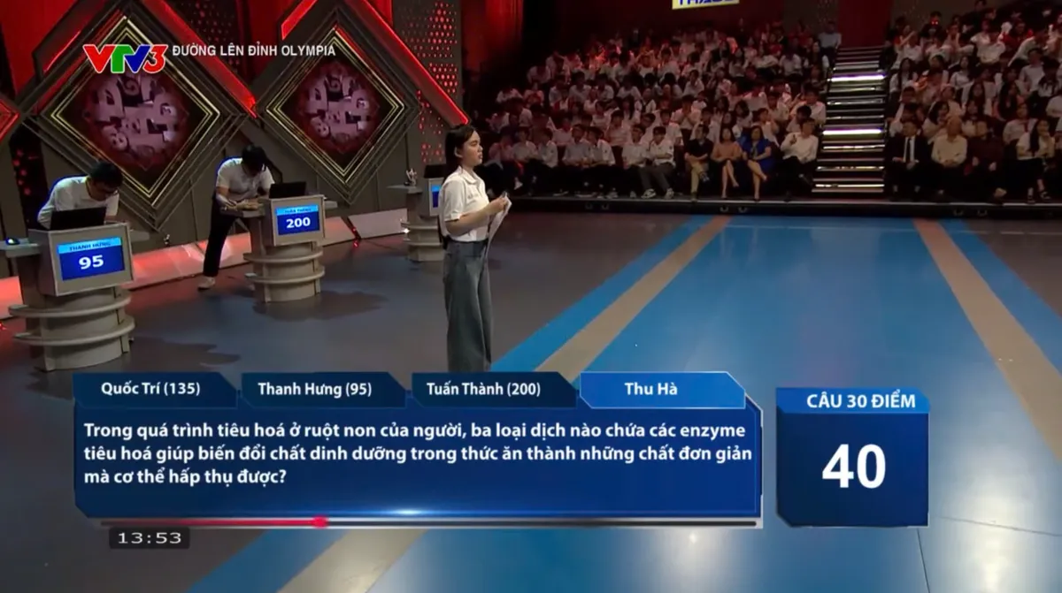 Đường lên đỉnh Olympia: Cuộc đua kịch tính, nảy lửa – Nam sinh Hà Nội tiến vào vòng thi Quý 3 với phong độ ấn tượng - Ảnh 7. Đường lên đỉnh Olympia: Cuộc đua kịch tính, nảy lửa – Nam sinh Hà Nội tiến vào vòng thi Quý 3 với phong độ ấn tượng - Ảnh 7.