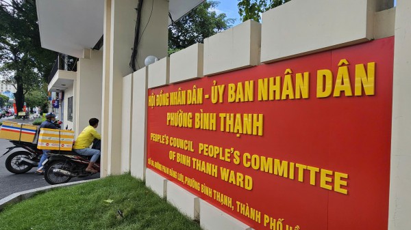 Gắn bảng tên phường Sài Gòn ở TP.HCM Gắn bảng tên phường Sài Gòn ở TP.HCM