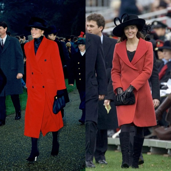 Vương phi Kate Middleton diện trang phục gợi nhớ đến Công nương Diana Vương phi Kate Middleton diện trang phục gợi nhớ đến Công nương Diana