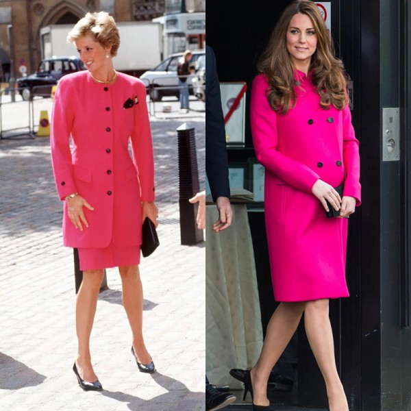 Vương phi Kate Middleton diện trang phục gợi nhớ đến Công nương Diana Vương phi Kate Middleton diện trang phục gợi nhớ đến Công nương Diana