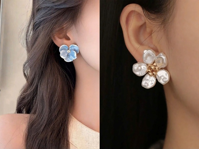 Lấp lánh cùng hoa tai phong cách Hàn Quốc Lấp lánh cùng hoa tai phong cách Hàn Quốc