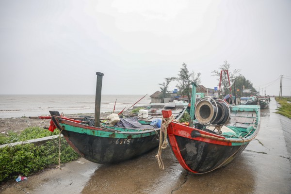 Hàng trăm tàu cá Ninh Bình về bờ tránh bão số 3 (Wipha)