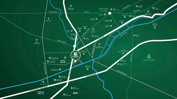 Conic Boulevard: Cửa ngõ vàng kết nối mọi hướng về trung tâm TP.HCM Conic Boulevard: Cửa ngõ vàng kết nối mọi hướng về trung tâm TP.HCM