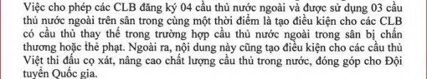 Các CLB bất ngờ ‘quay xe’: Rút đề xuất dùng 4 ngoại binh cùng lúc, thay vào đó là… Các CLB bất ngờ ‘quay xe’: Rút đề xuất dùng 4 ngoại binh cùng lúc, thay vào đó là…