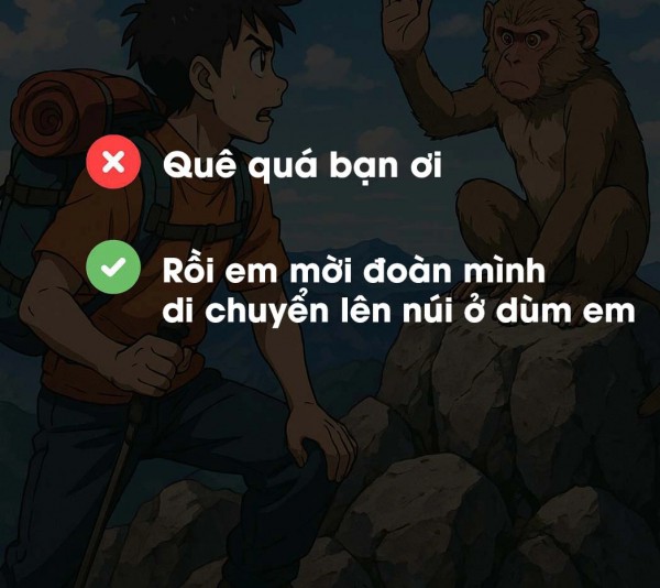 Gen Z nói 'đoàn mình di chuyển lên núi', 'cho xin số tài khoản'... nghĩa là gì? Gen Z nói 'đoàn mình di chuyển lên núi', 'cho xin số tài khoản'... nghĩa là gì?