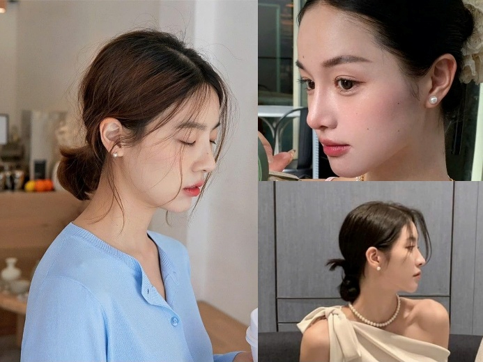 Lấp lánh cùng hoa tai phong cách Hàn Quốc Lấp lánh cùng hoa tai phong cách Hàn Quốc