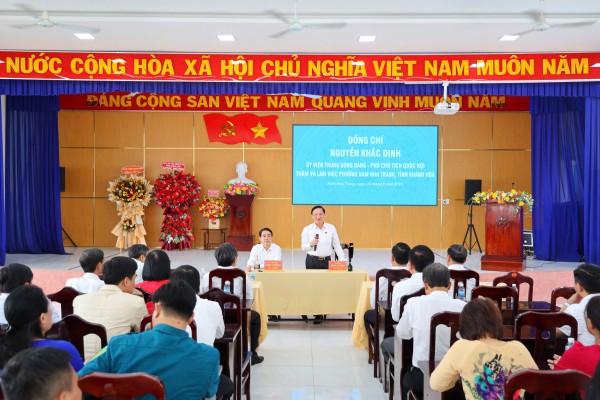 Phó chủ tịch Quốc hội Nguyễn Khắc Định: Đẩy mạnh chuyển đổi số trong quản lý hành chính
