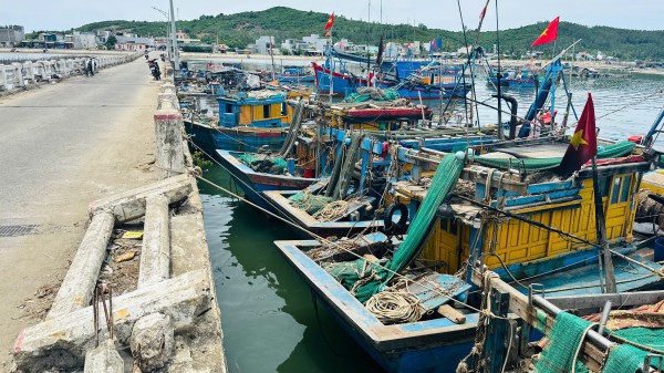 Quảng Ngãi: Cầu Thạnh Đức rệu rã, ngư dân 'liều' neo tàu Quảng Ngãi: Cầu Thạnh Đức rệu rã, ngư dân 'liều' neo tàu