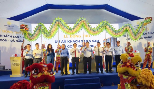 Saigontourist Group động thổ khách sạn 5 sao Sài Gòn - Đà Nẵng Saigontourist Group động thổ khách sạn 5 sao Sài Gòn - Đà Nẵng