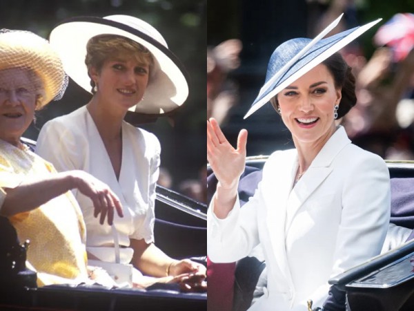 Vương phi Kate Middleton diện trang phục gợi nhớ đến Công nương Diana Vương phi Kate Middleton diện trang phục gợi nhớ đến Công nương Diana