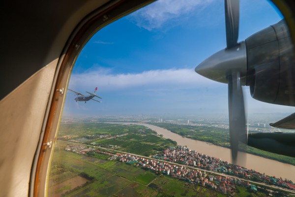Không quân vận tải của Bộ Quốc phòng diễu binh sau 40 năm