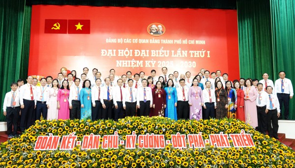 283 đại biểu về dự Đại hội Đảng bộ các cơ quan Đảng TP.HCM